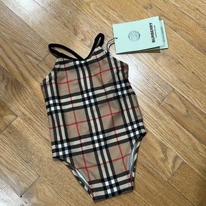Brand new Burberry baby one piece swimsuit!